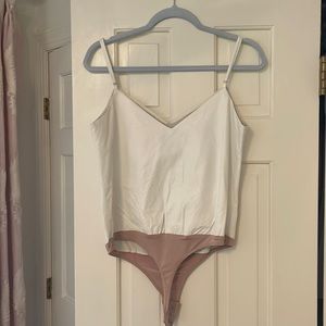 White Leather bodysuit